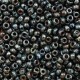 Miyuki seed beads 8/0 - Opaque picasso black 8-4511
